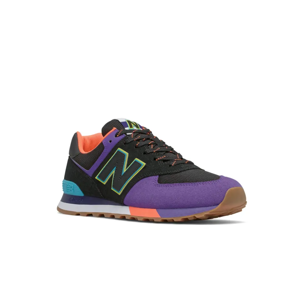 Alternative view of Giày New Balance 574 Classic 'Black Blue' ML574PT2