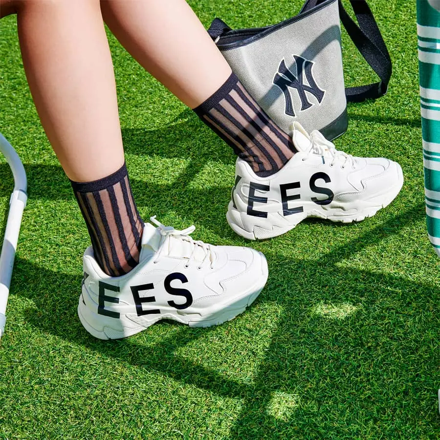 Giày MLB BigBall Chunky P Mega NY 'White Black' 3ASHC2B2N-50WHS - Ảnh 4