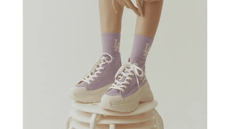 Giày MLB LA Dodgers Chunky High Shoes 32SHU1111-07V - Ảnh 7
