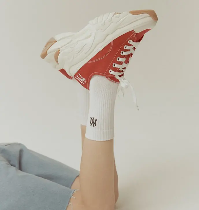 Giày MLB Chunky Low New York Yankees Red 32SHU2111-50R - Ảnh 4