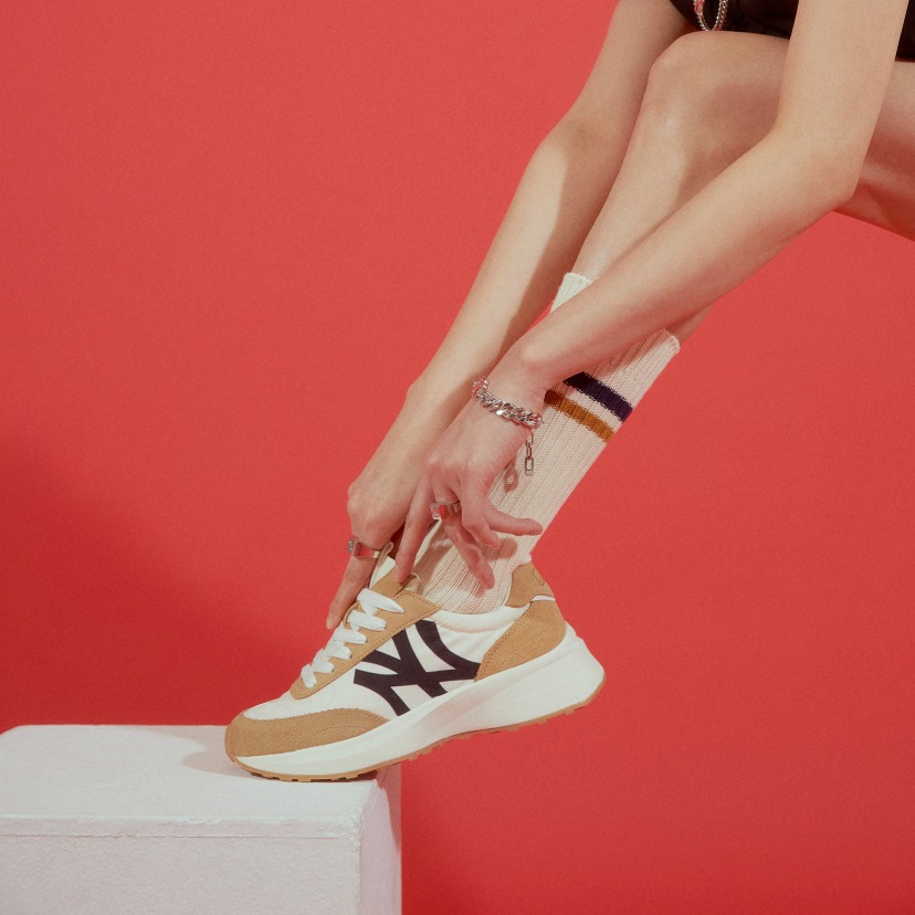 Giày MLB Chunky Jogger New York Yankees 32SHX1111-50B - Ảnh 4