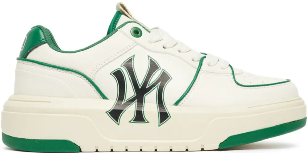 Giày MLB Chunky Liner New York Yankees 'White Green' 3ASXCA12N-50GNS