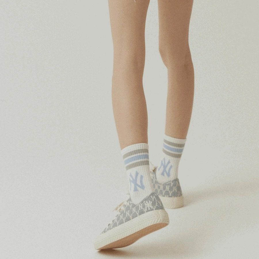 Giày MLB Playball Mono Denim New York Yankees 32SHPM111-50U - Ảnh 5