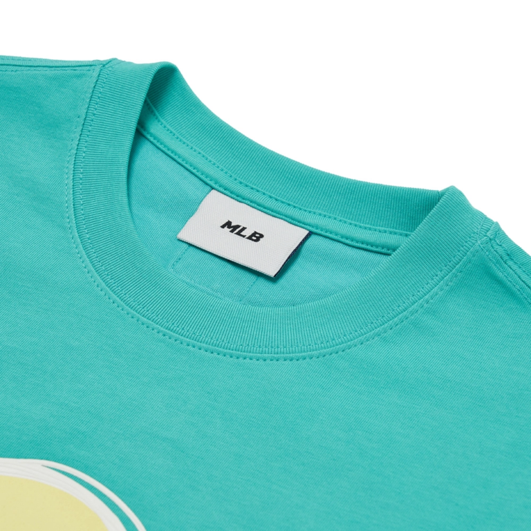 Áo MLB Smile LA Dodgers ‘Mint’ 3ATSL9023-07MTS - Ảnh 3
