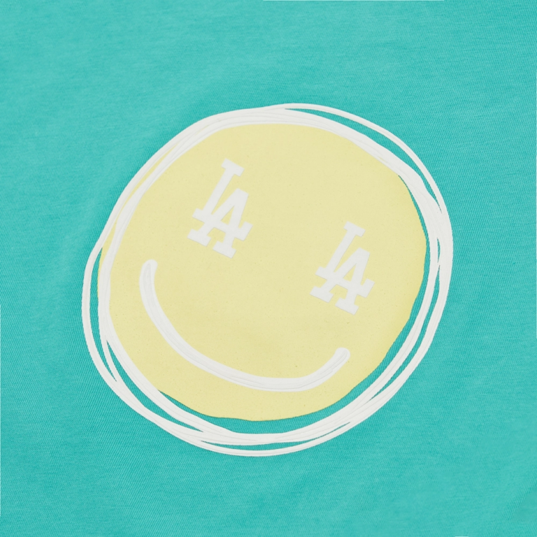 Áo MLB Smile LA Dodgers ‘Mint’ 3ATSL9023-07MTS - Ảnh 4