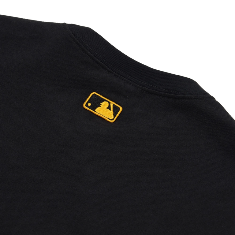 Áo MLB Smile New York Yankees ‘Black’ 3ATSL9023-50BKS - Ảnh 3