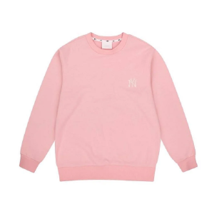 Áo MLB Sweater NY Back Big Logo Pink 31MTR1941-50P