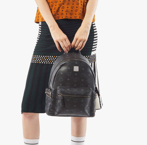 Alternative view of Balo MCM Stark Side Studs Backpack Visetos 'Black' MMK6SVE37BK001