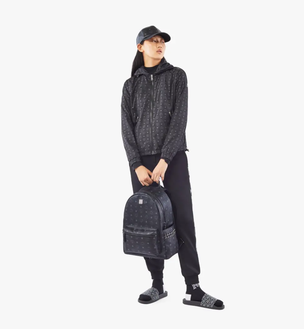 Balo MCM Stark Side Studs Backpack 'Black' MMK6SVE38BK001 - Ảnh 3