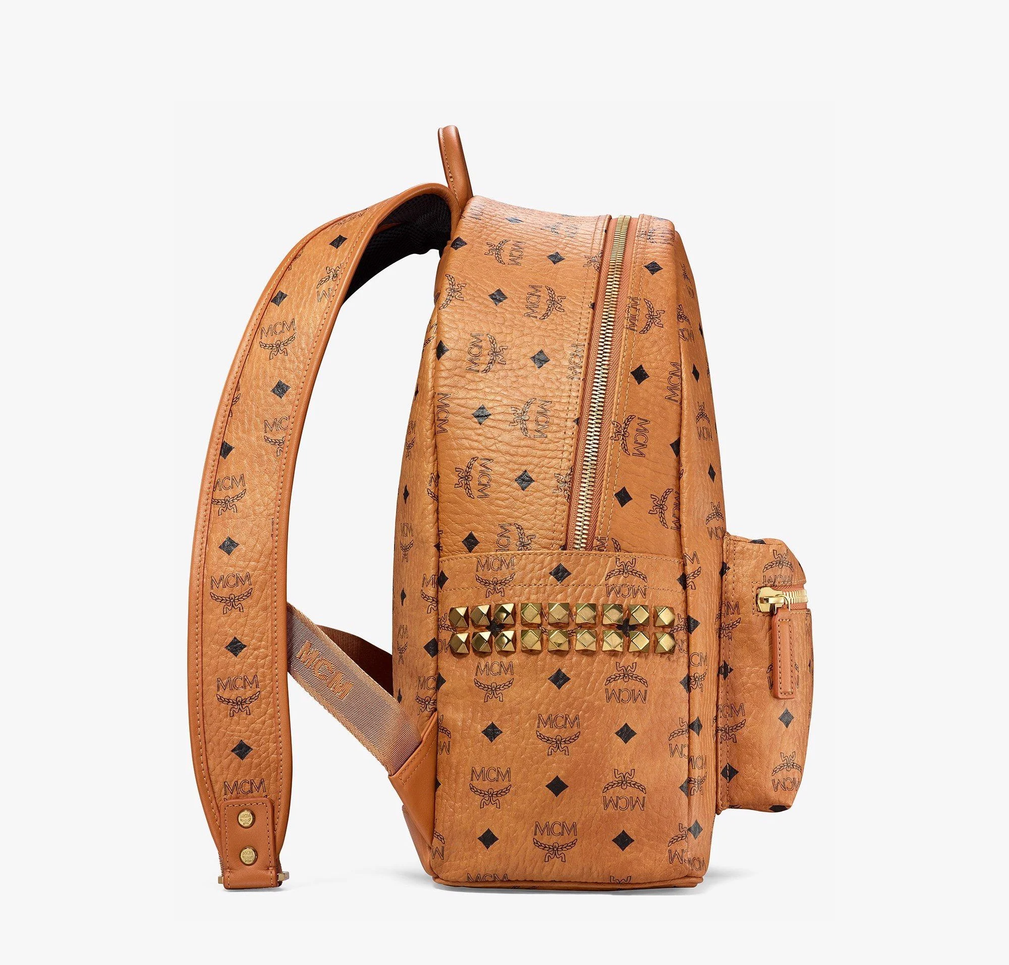 Balo MCM Stark Side Studs Backpack in Visetos MMK6SVE38CO001 - Ảnh 4