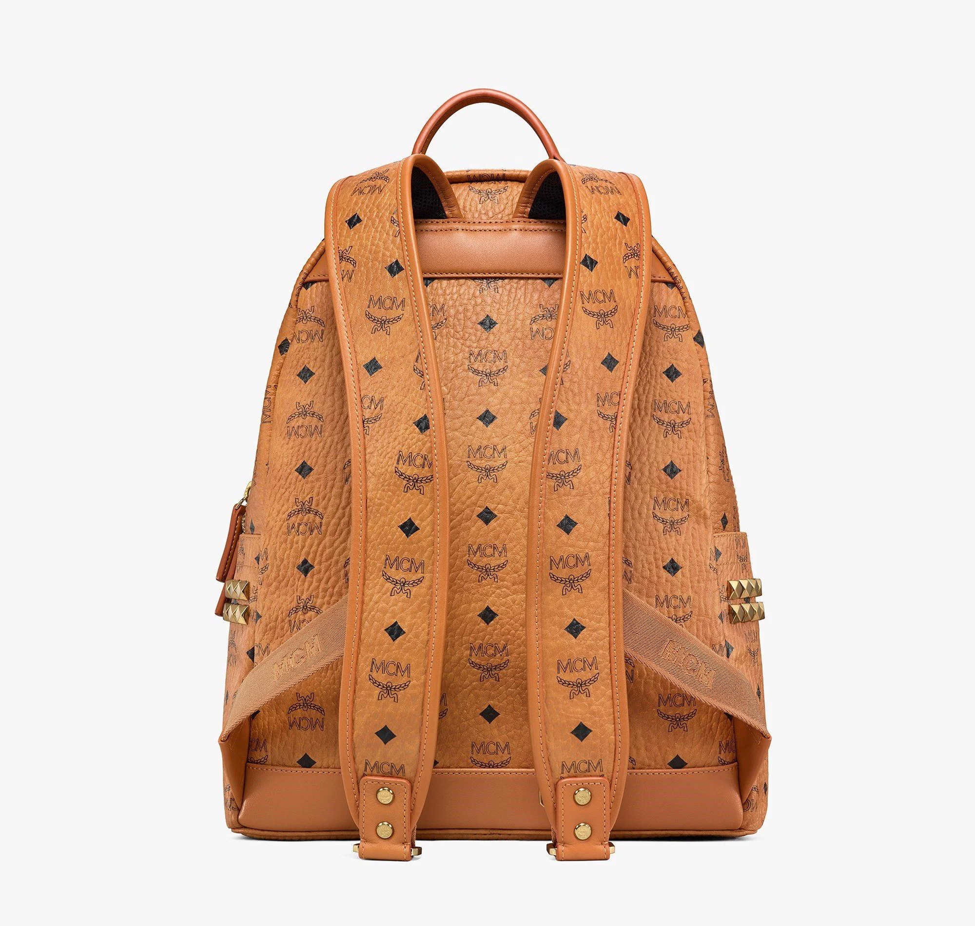 Balo MCM Stark Side Studs Backpack in Visetos MMK6SVE38CO001 - Ảnh 5