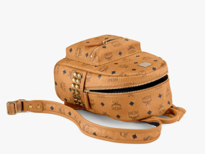 Alternative view of Balo MCM Stark Side Studs Backpack Visetos 'Cognac' MMK6SVE41CO001