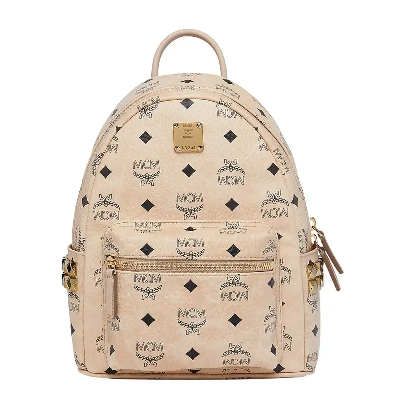 Balo MCM Stark Side Studs Backpack Visetos 'Pink' MMK6SVE41IG001