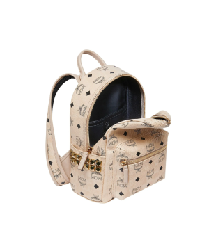 Alternative view of Balo MCM Stark Side Studs Backpack Visetos 'Pink' MMK6SVE41IG001