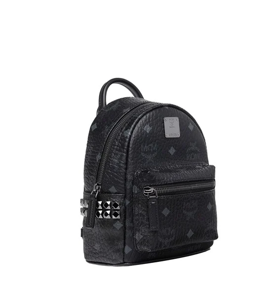 Balo MCM Stark Backpack Visetos 'Black' MMK6SVE92BK001 - Ảnh 4