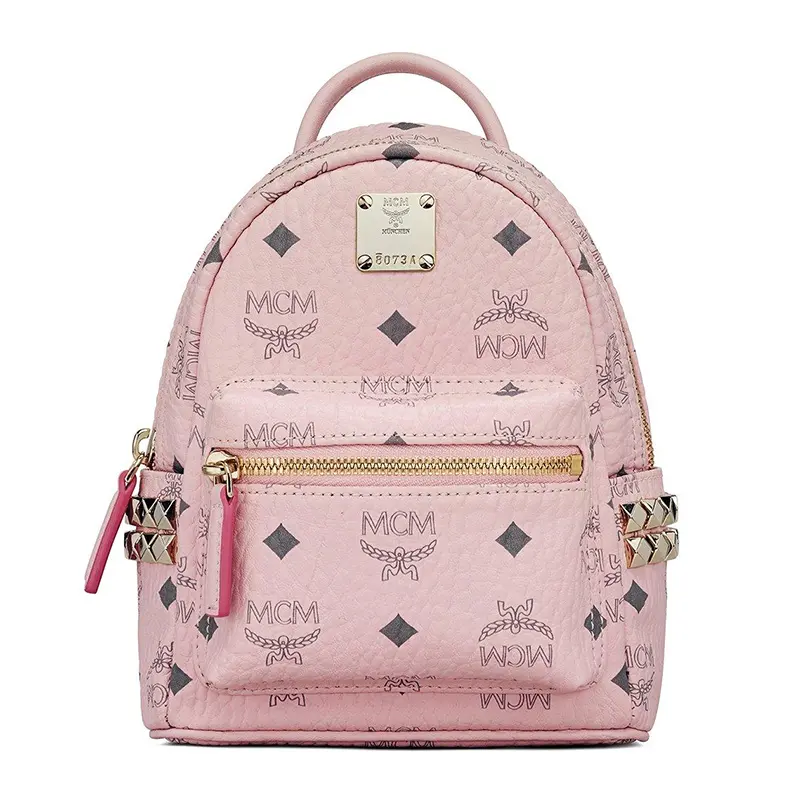 Balo MCM Stark Backpack Visetos 'Pink' MMK6SVE92QH001