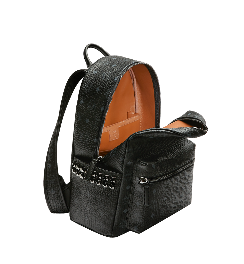 Balo MCM Stark Studs Backpack Visetos 'Black' MMK7AVE99BK001 - Ảnh 5