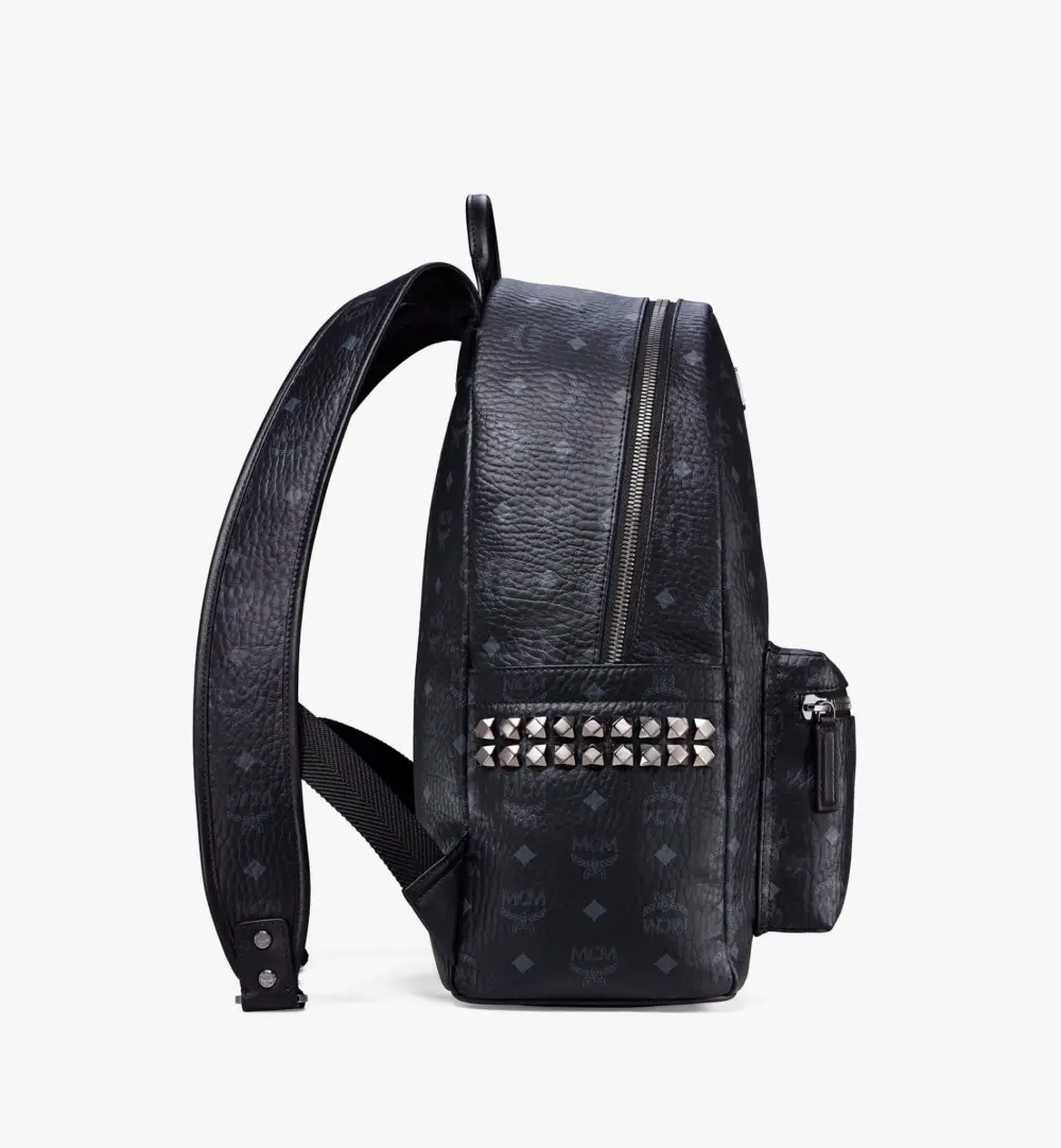 Balo MCM Stark Side Studs Backpack in Visetos MMKAAVE09BK001 - Ảnh 3