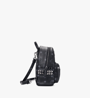 Alternative view of Balo MCM Stark Bebe Boo Side Studs Backpack in Visetos MMKAAVE13BK001