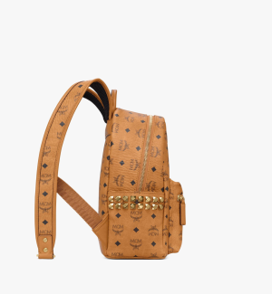 Alternative view of Balo MCM Stark Side Studs Backpack in Visetos MMKAAVE15CO001