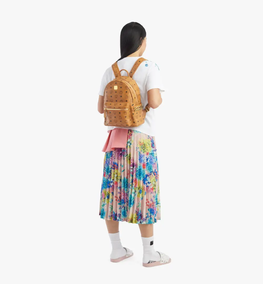 Balo MCM Stark Side Studs Backpack in Visetos MMKAAVE15CO001 - Ảnh 4