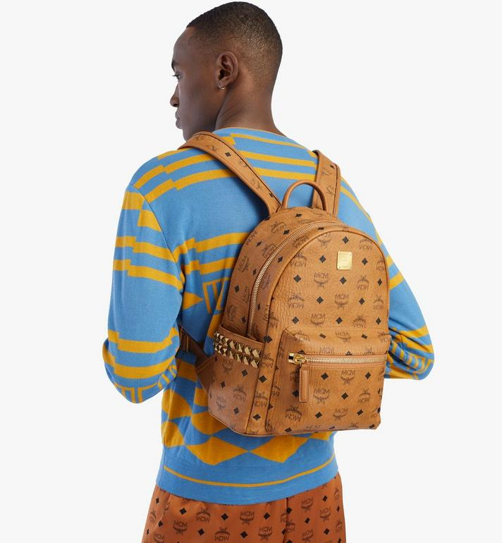 Balo MCM Stark Side Studs Backpack in Visetos MMKAAVE15CO001 - Ảnh 5