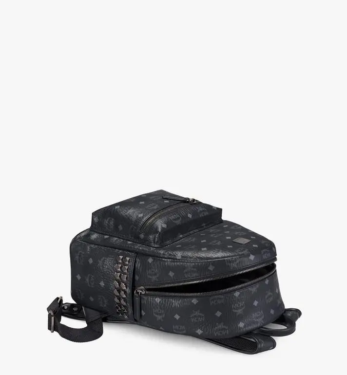 Balo MCM Stark Studs Backpack Black Visetos MMKAAVE32BK001 - Ảnh 5