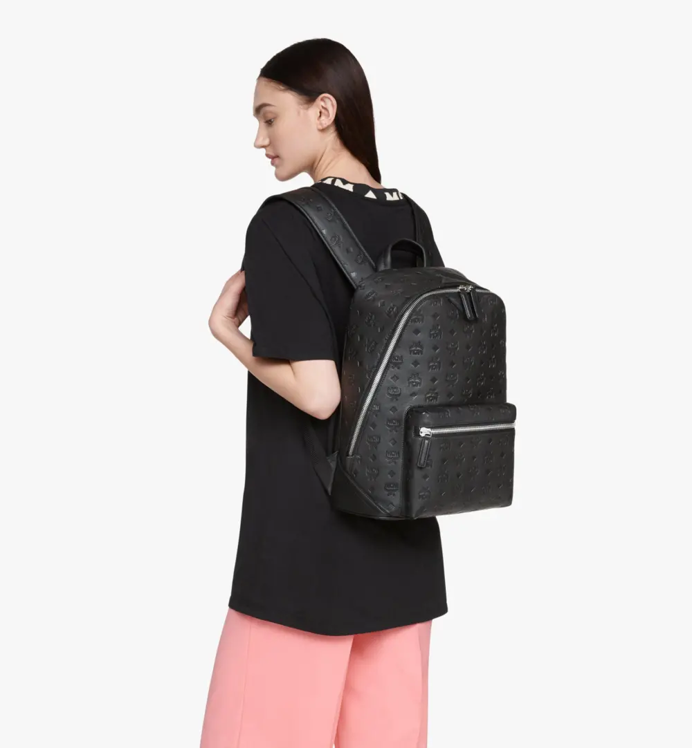 Balo MCM Neo Duke Backpack in Monogram Leather MMKASDK01BK001 - Ảnh 3