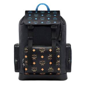 Balo MCM Brandenburg Backpack Splash Logo Black MMKBASX01BK001