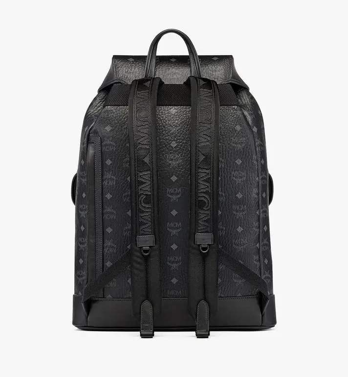 Balo MCM Brandenburg Backpack Black MMKCSBG01BK001 - Ảnh 4
