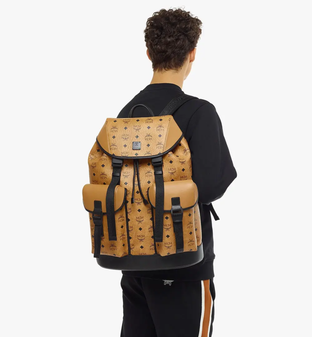 Balo MCM Brandenburg Cognac MMKCSBG01CO001 - Ảnh 3