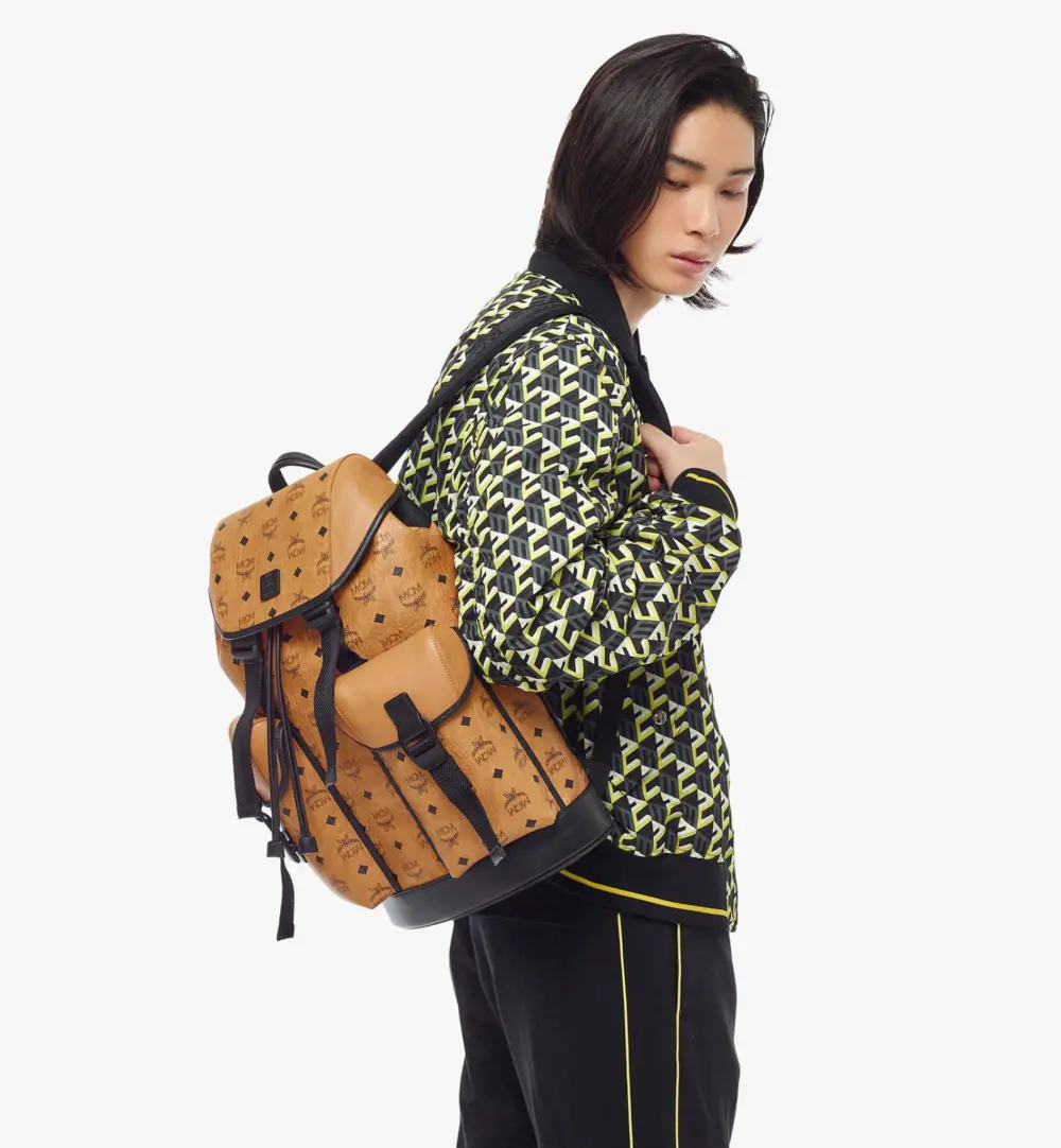 Balo MCM Brandenburg Backpack Cognac MMKCSBG02CO001 - Ảnh 4