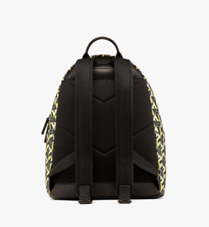 Alternative view of Balo MCM Stark Backpack Monogram Yellow MMKCSCK02YW001