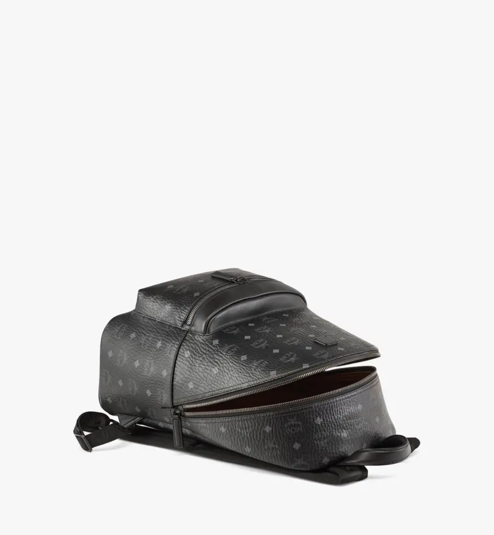 Alternative view of Balo MCM Stark Backpack in Visetos MMKCSVE01BK001