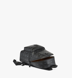 Alternative view of Balo MCM Stark Backpack in Visetos MMKCSVE02BK001