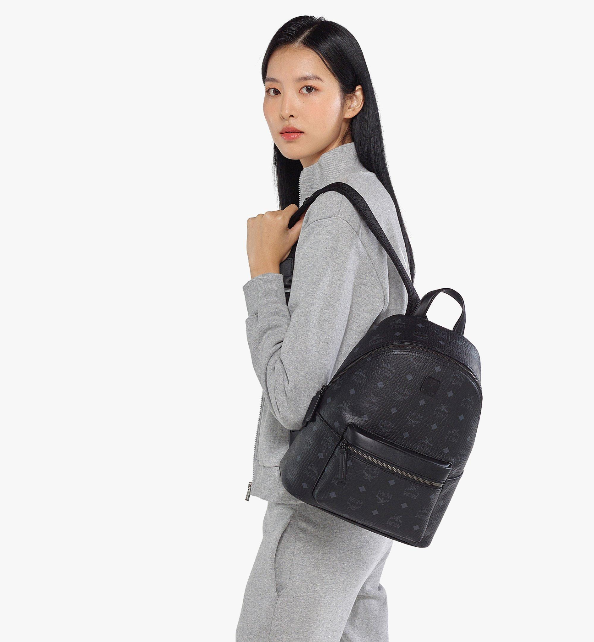 Balo MCM Stark Backpack in Visetos MMKCSVE02BK001 - Ảnh 5