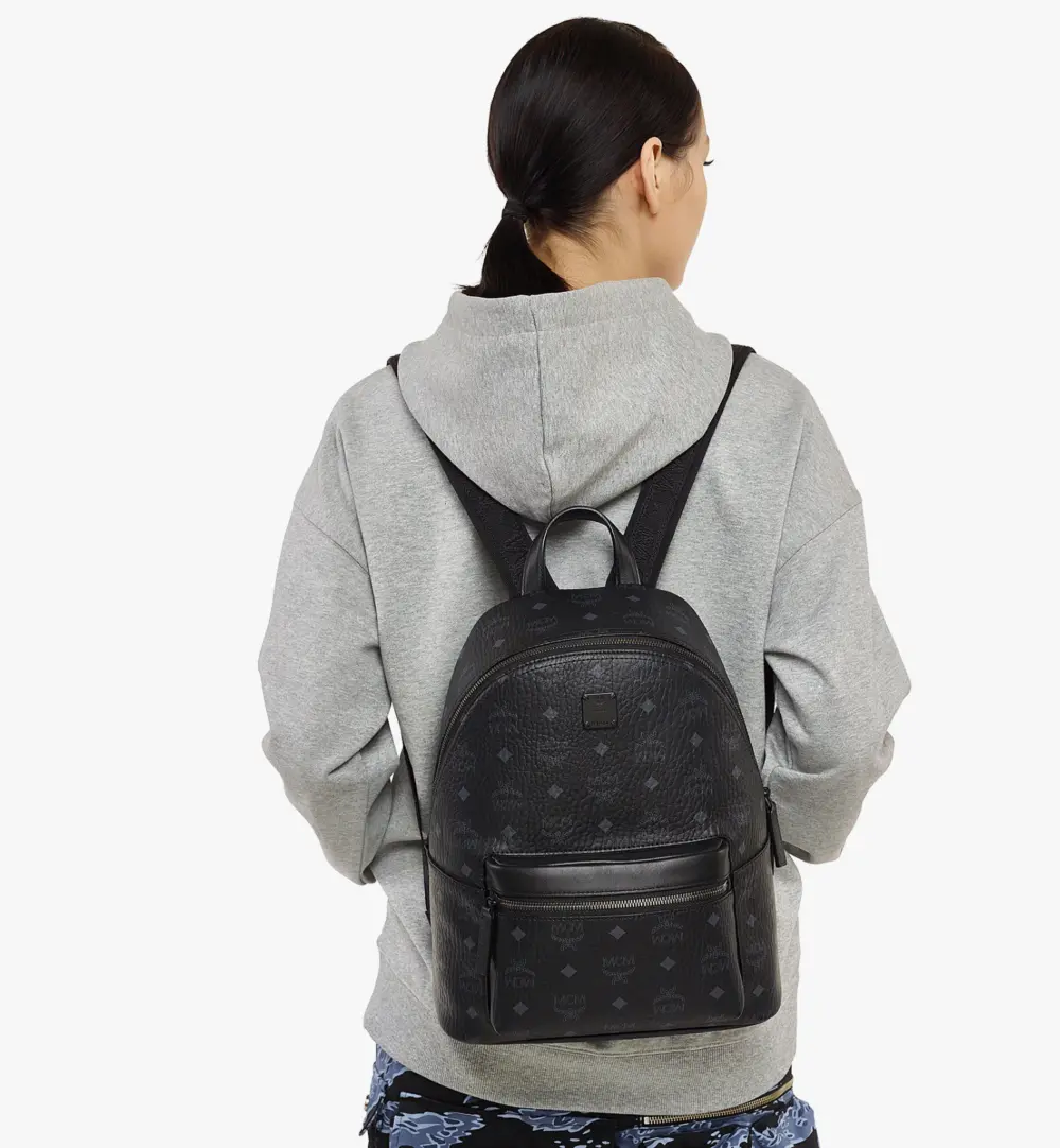 Balo MCM Stark Backpack in Visetos MMKCSVE02BK001 - Ảnh 4
