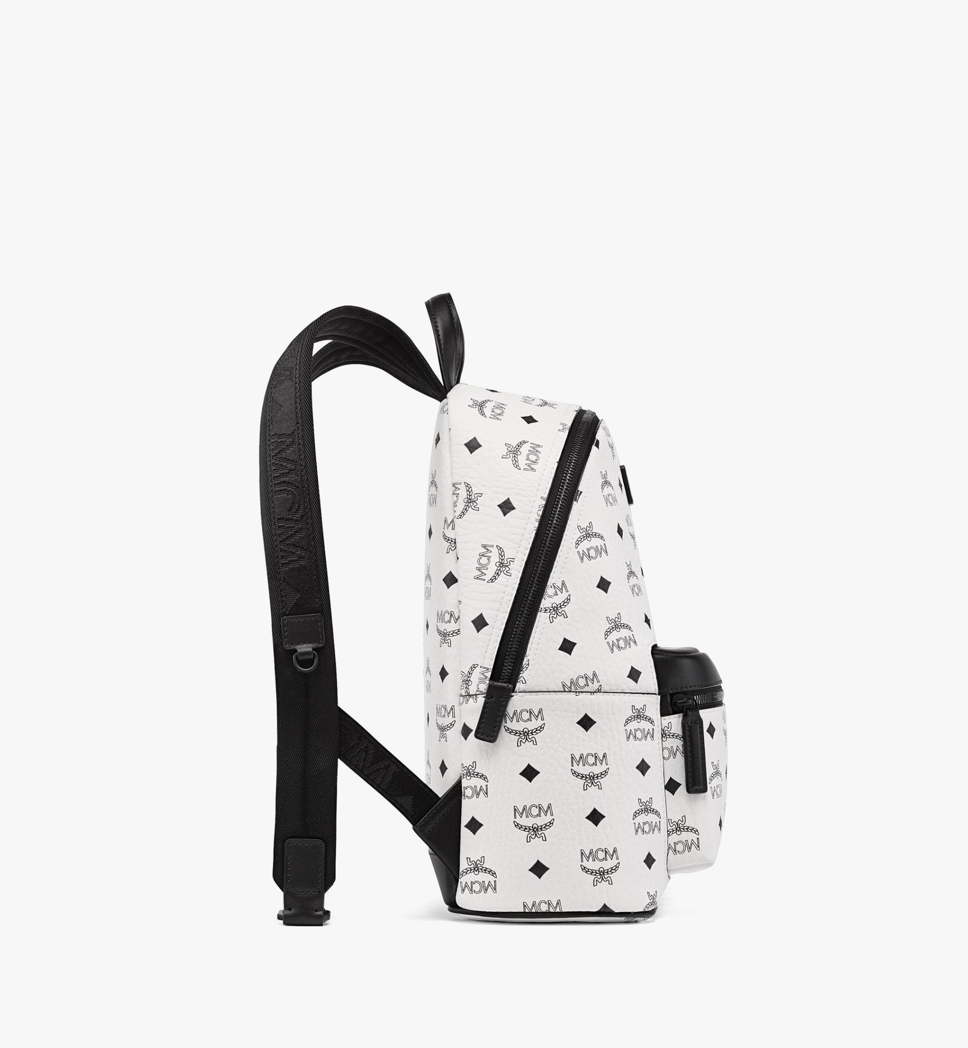 Balo MCM Stark Backpack in Visetos MMKCSVE02WT001 - Ảnh 4
