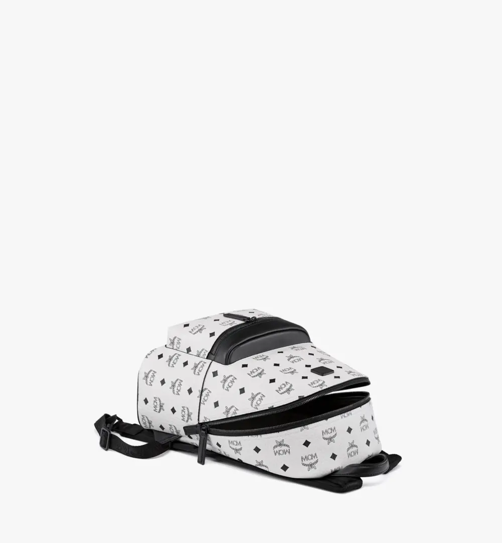 Balo MCM Stark Backpack in Visetos MMKCSVE02WT001 - Ảnh 3