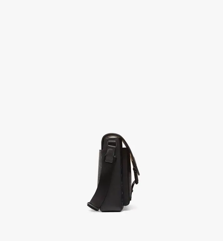 Alternative view of Túi MCM Klassik Messenger in Visetos 'Black' MMMCAKK02BK001