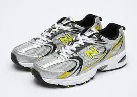 Giày New Balance 530 Retro Running 'Silver Yellow' MR530SC - Ảnh 4