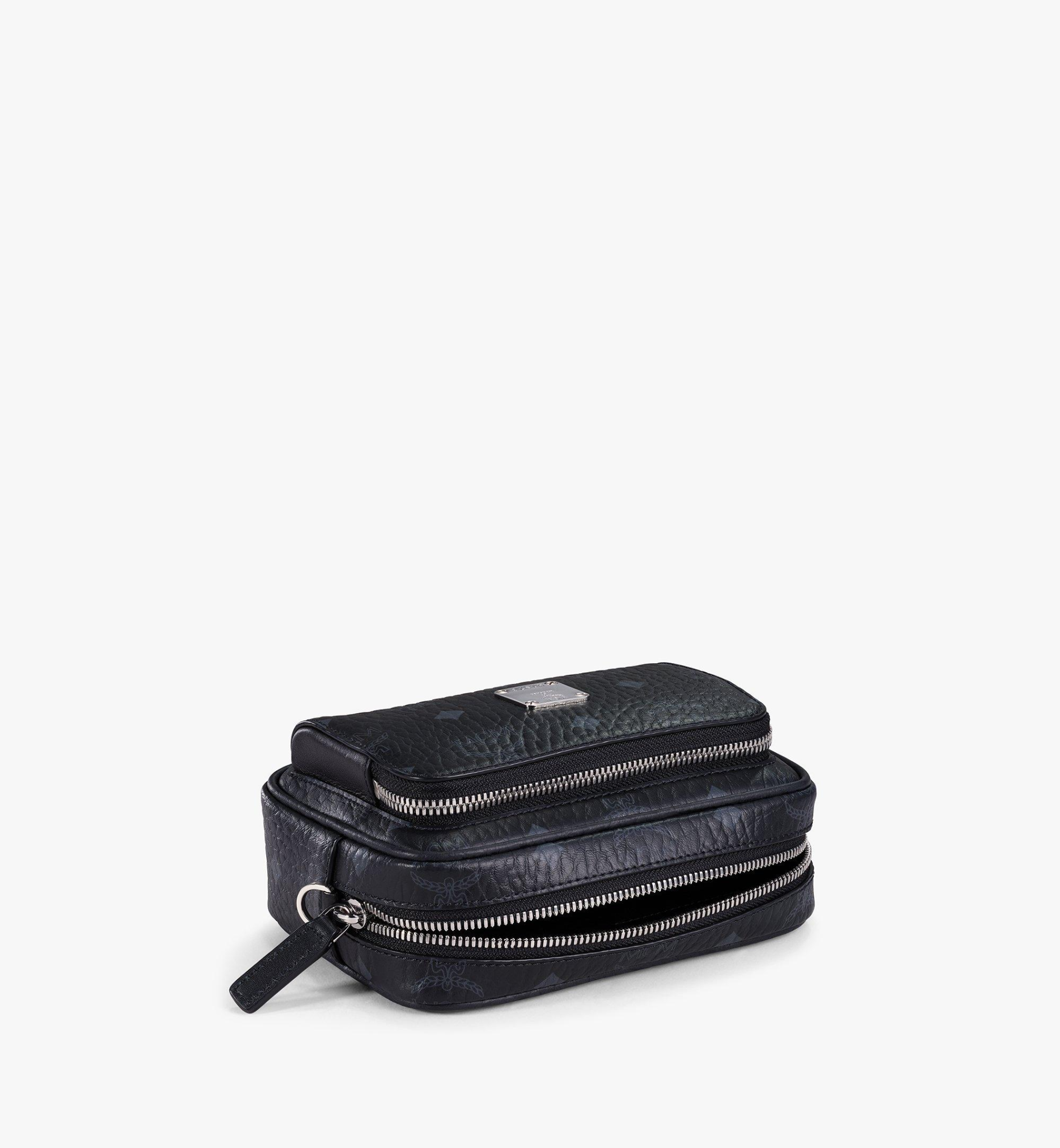 Túi MCM Klassik Crossbody in Visetos MMRAAKC03BK001 - Ảnh 4