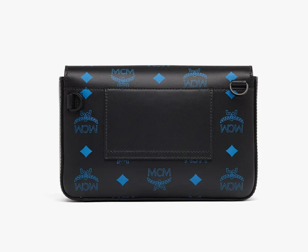 Túi MCM Millie Crossbody Splash Logo 'Black Blue' MMRBASX05H9001 - Ảnh 3