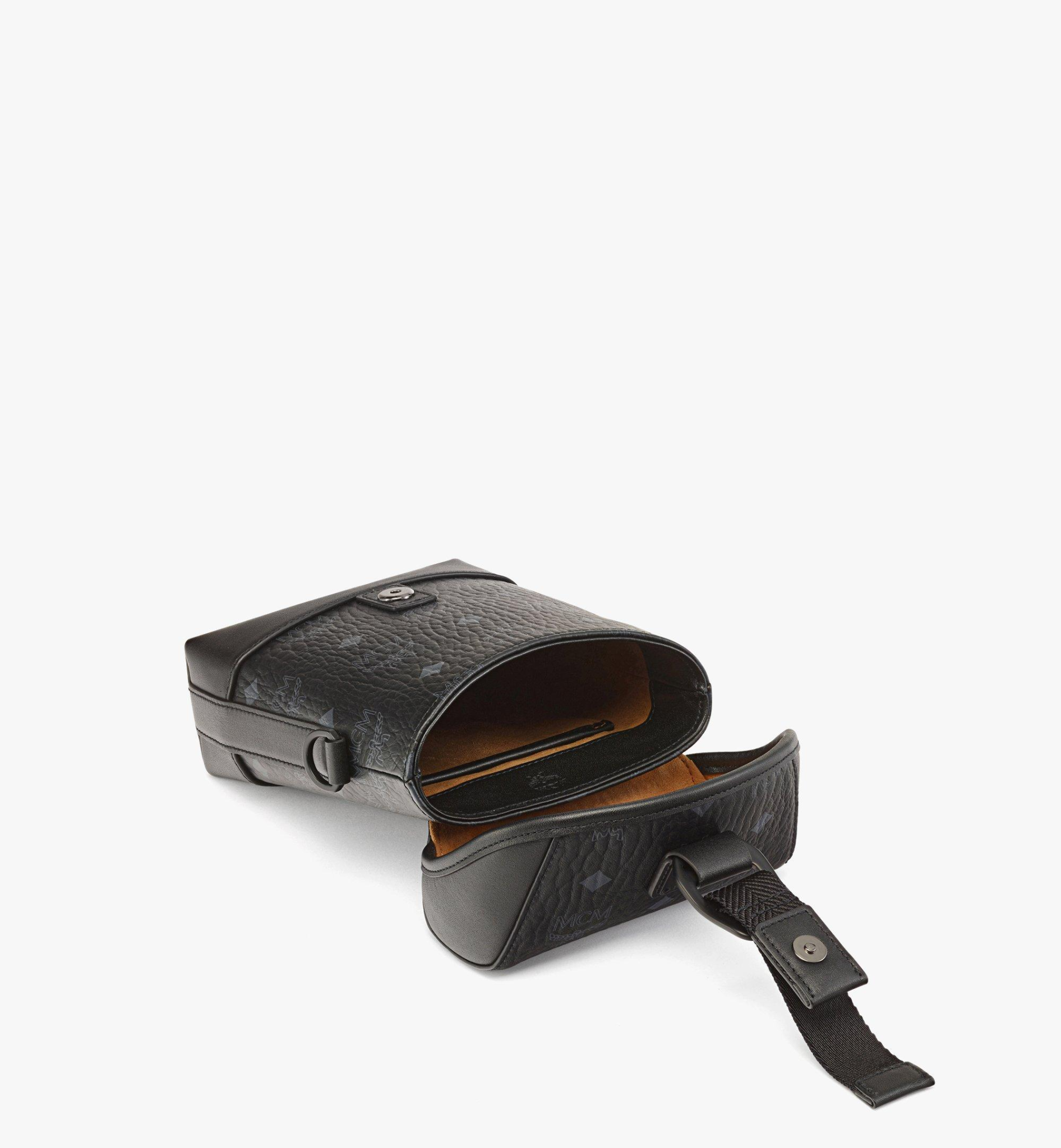 Túi MCM Aren N/S Crossbody in Visetos 'Black' MMRCATA01BK001 - Ảnh 3