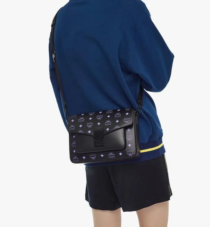 Túi MCM Millie Crossbody in Color Splash Logo Leather MMRCSSX01U4001 - Ảnh 5