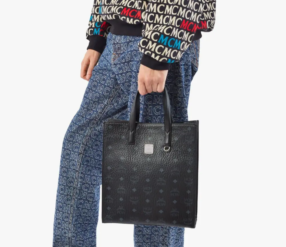 Alternative view of Túi MCM Klassik Tote Visetos 'Black' MMTAAKC06BK001