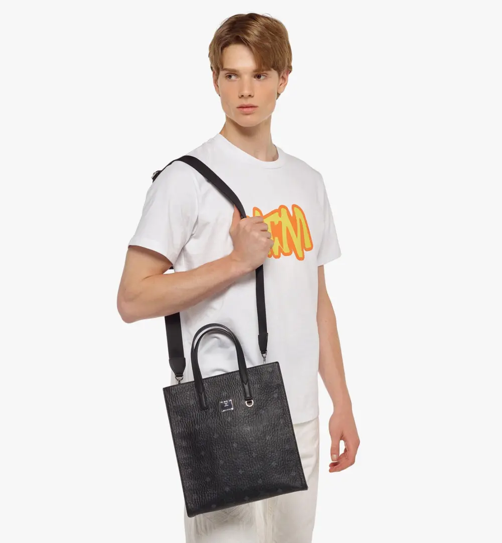 Túi MCM Portuna Tote in Visetos 'Black' MMTCSKC03BK001 - Ảnh 3