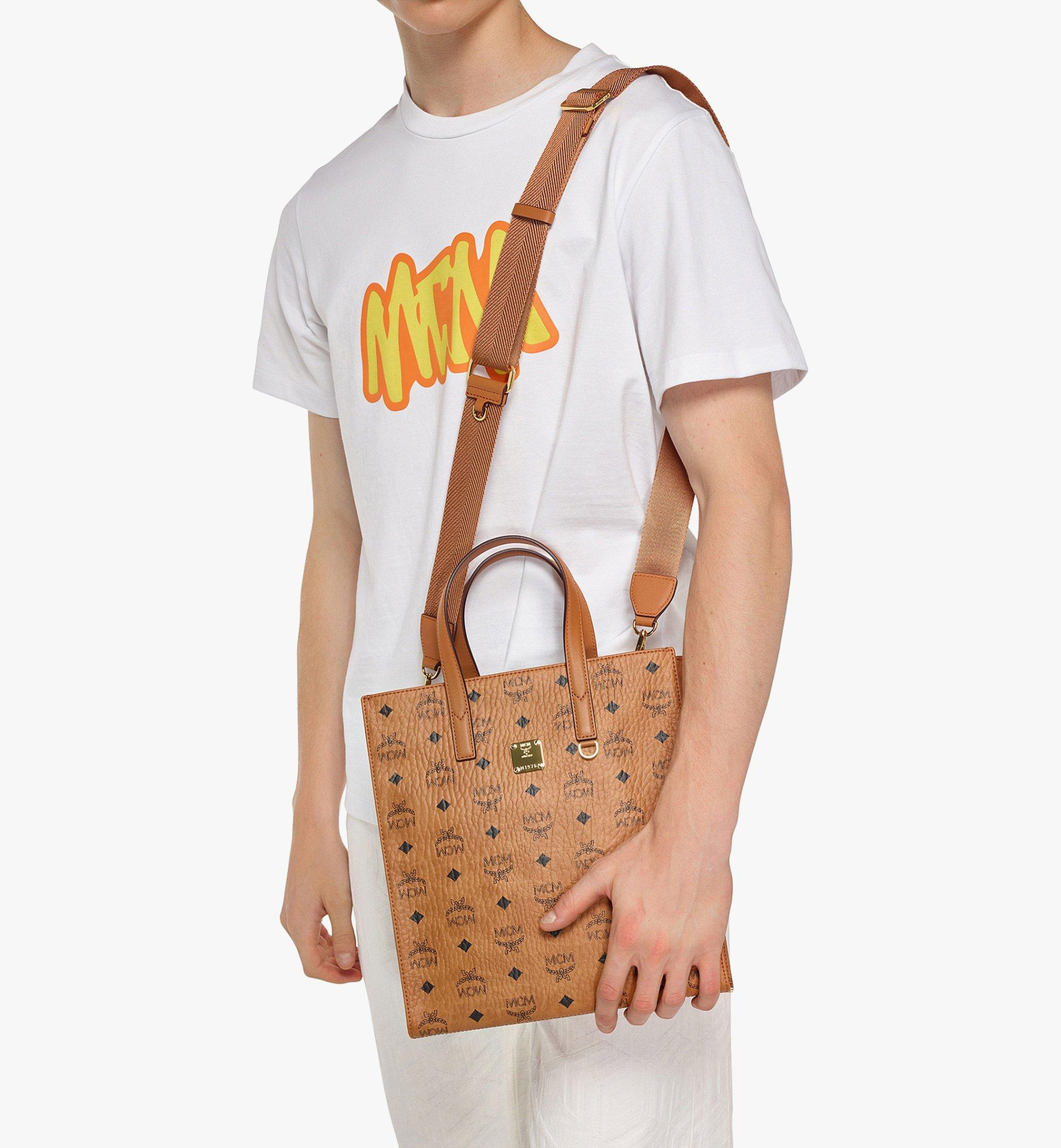 Túi MCM Portuna Tote in Visetos 'Cognac' MMTCSKC03CO001 - Ảnh 4