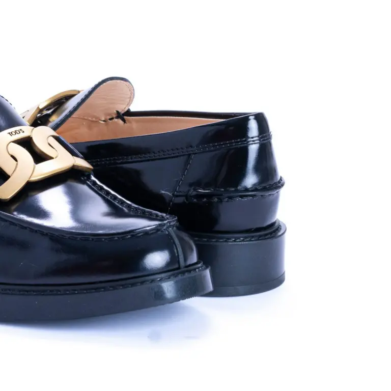 Alternative view of Giày Tod’s CHAIN-PLAQUE LOAFERS XXW59C0EN90SHAB999