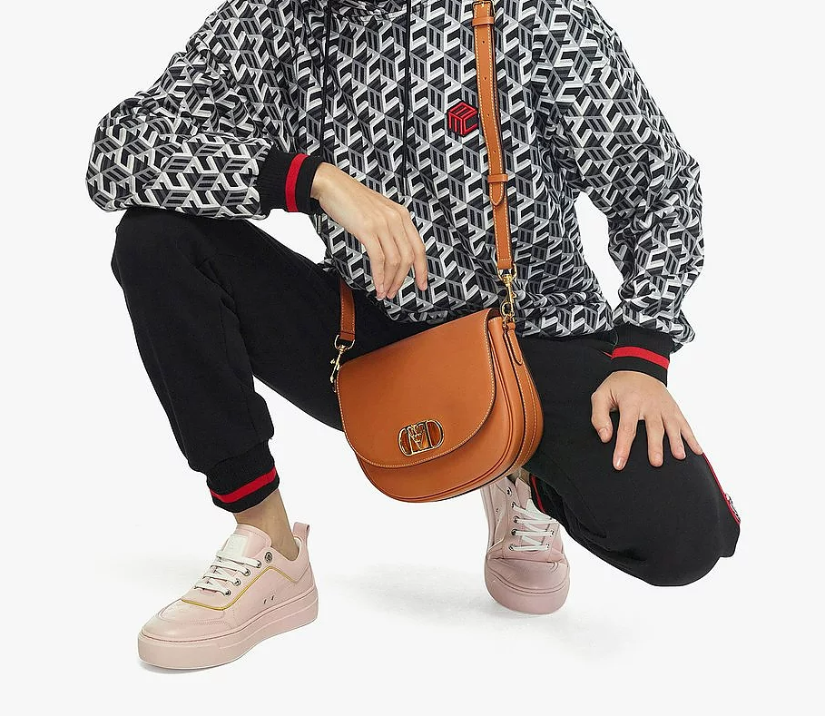 Túi MCM Mode Mena Crossbody in Nappa Leather MWRCSLM01CO001 - Ảnh 5